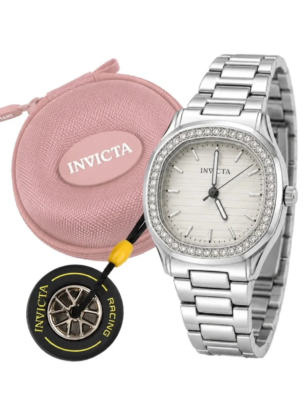 Set Invicta Wildflower Special Edition Women's Watch - 32mm, Silver (001-GA-L-50